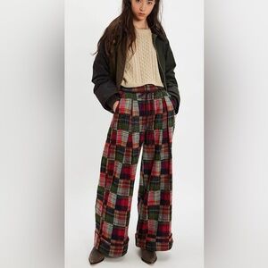 Free People Fillipa Belted Trousers